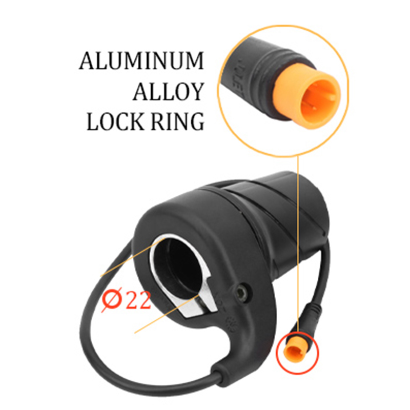 Half-twist throttle handle, suitable for all kinds of electric bikes